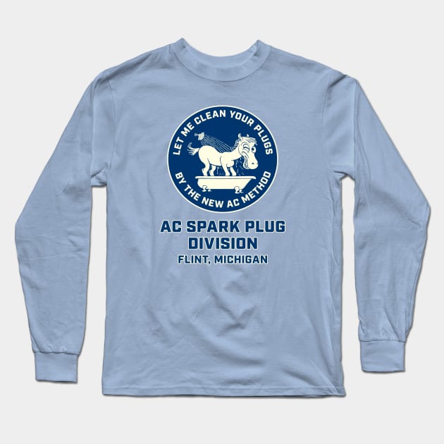 AC SPARK PLUG Long Sleeve T-Shirt by BUNNY ROBBER GRPC